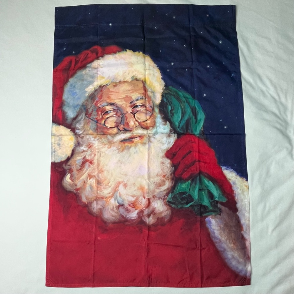 New Creative Enterprises Decorative Santa Claus Flag- Christmas